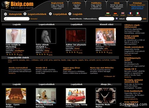 Szex, erotika, pornó, bulvárhírek és videók: Bixip.com