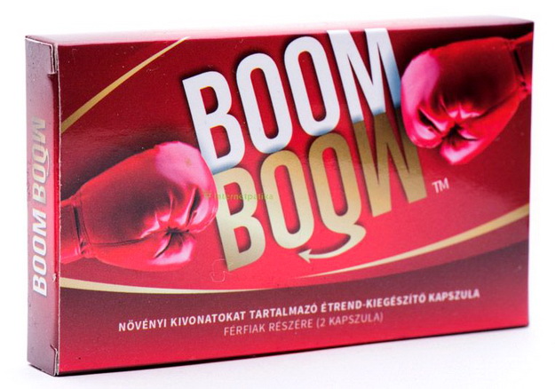 Boom Boom potencianövelő, magabiztosság és kemény erekció amikor akarod